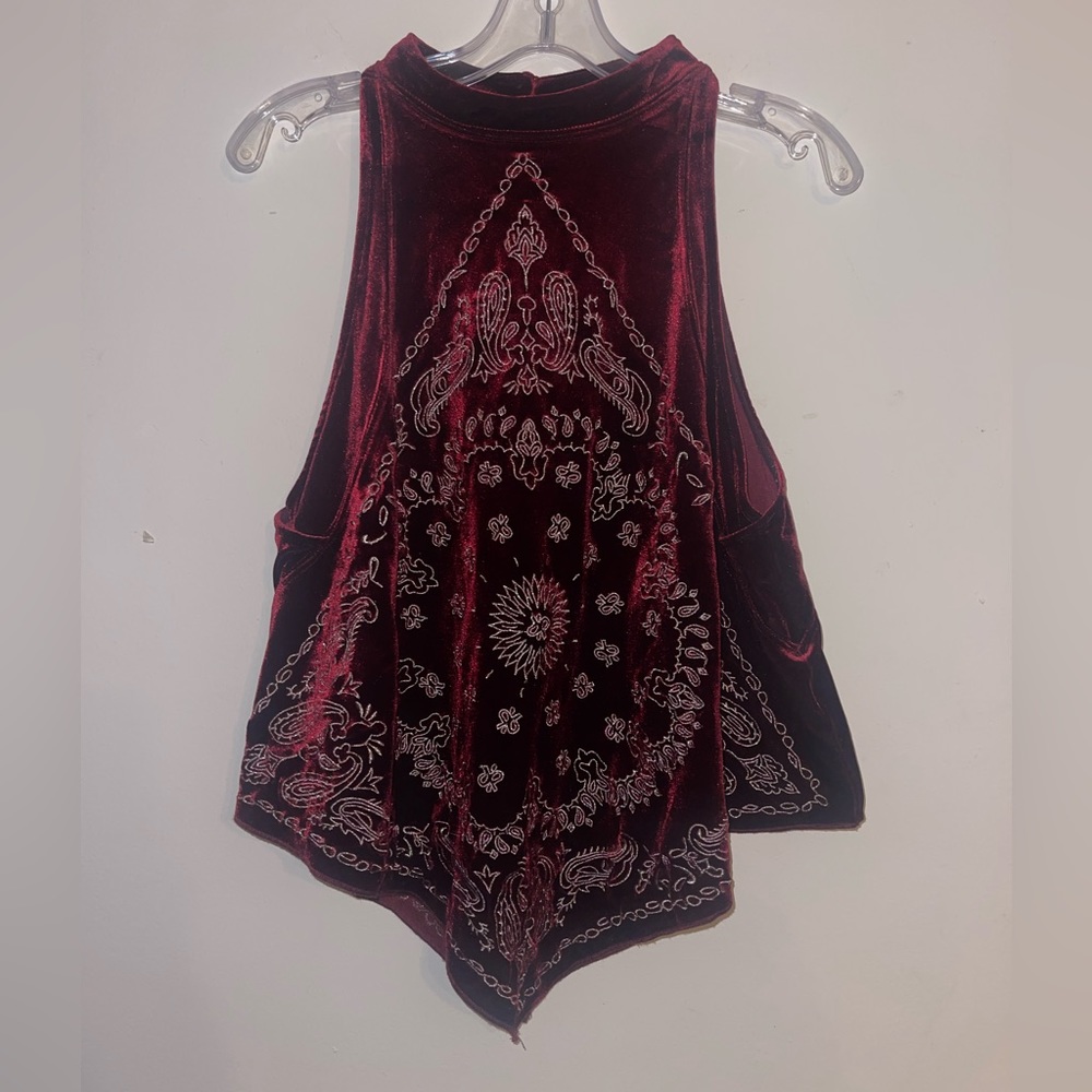 Velvet Bandana let’s go to a ranch Top